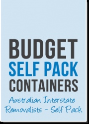 Budget Self Pack Containers